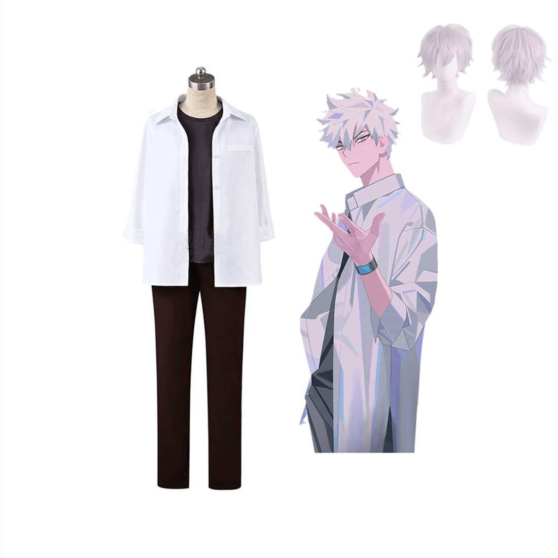 Amazon.co.jp: Hicoo 時光代理人 陸光 コスプレ衣装 上下セットコート